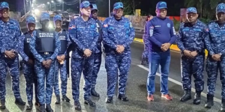 Policía Nacional refuerza seguridad en el Gran Santo Domingo tras cierre de operativo Semana Santa