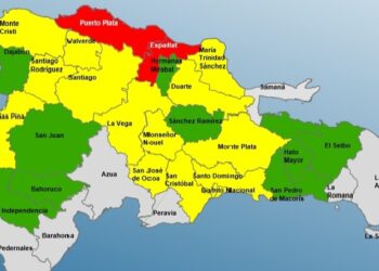 Puerto Plata y Espaillat en alerta roja por intensas lluvias