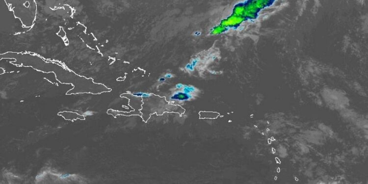 El INDOMET pronostica aguaceros esta tarde, alertas y avisos para 13 provincias