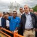 Presidente Abinader visita zona afectada por lluvia en Los Alcarrizos