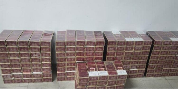 Policía decomisó en marzo140.000 cigarrillos en operativos contra el tráfico ilícito de mercancías