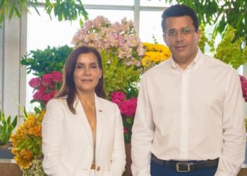 Ministro Collado recibe visita de la embajadora de los Estados Unidos