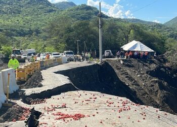 DIGESETT anuncia cierre parcial por derrumbe en vía hacia San José de Ocoa