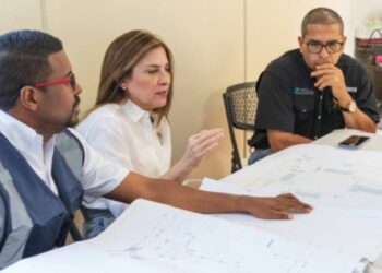 Carolina informa que ejecución del remozamiento del parque Enriquillo ha avanzado en un 45 %