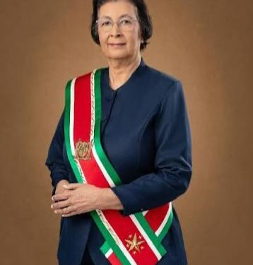 Presidenta de Surinam llegará a República Dominicana el próximo sábado