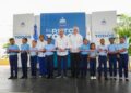 Abinader inaugura techado deportivo escolar multiusos en Boca Chica