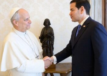 León XIV se reúne con Marco Rubio: reiterado el compromiso con la paz