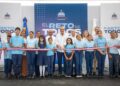 Presidente Abinader inaugura techado deportivo-escolar de la Escuela Narciso Alberti, en Cevicos