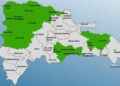 El COE aumenta a 13 provincias y el Distrito Nacional en alerta Verde