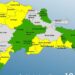 El COE aumenta 11 provincias en alerta Amarilla y el Distrito Nacional y mantiene 10 en Verde