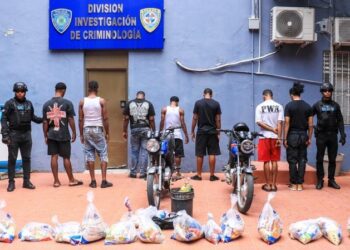 Policía arresta a siete implicados en asalto a camión del Plan Social