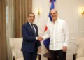 Presidente Abinader recibe al electo rector de la UASD, Jorge Asjana David
