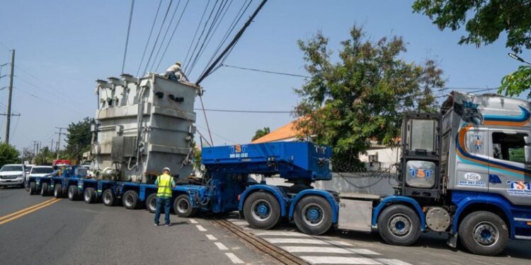 ETED trasladará autotransformador móvil de 138/69 kV desde Haina hacia Boca Chica