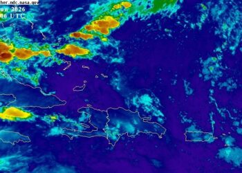 Chubascos matutinos en el litoral caribeño