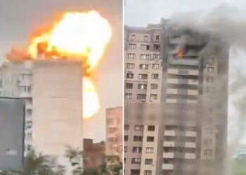 FUERTES VIDEOS: Drones ucranianos impactan en viviendas y objetivos civiles de Moscú y alrededores