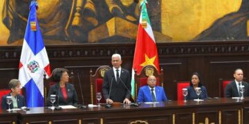 La presidenta de Surinam apuesta por una «alianza duradera» con República Dominicana