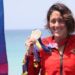 La mexicana Dalia Moreno, oro en aguas abiertas