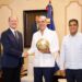 Presidente Abinader recibe a ejecutivos de la FIBA en el Palacio Nacional