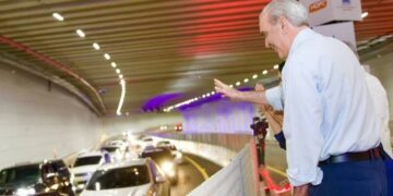 Presidente Abinader inaugura el túnel de la Plaza de la Bandera