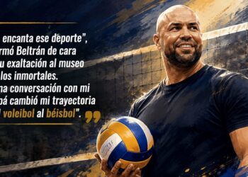Para Beltrán, su primer amor en el deporte fue el voleibol. ¿Qué le hizo cambiar?