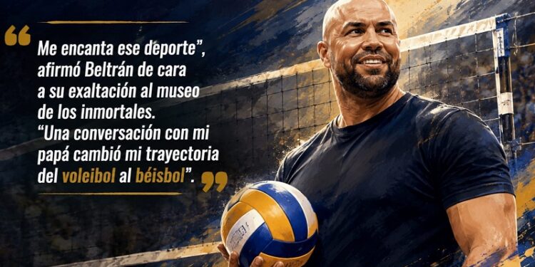 Para Beltrán, su primer amor en el deporte fue el voleibol. ¿Qué le hizo cambiar?