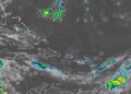 Ambiente caluroso y algunas precipitaciones aisladas hacia el interior