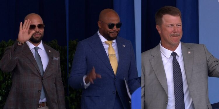 Durante un maravilloso día, Beltrán, Andruw y Kent fueron inmortalizados en Cooperstown