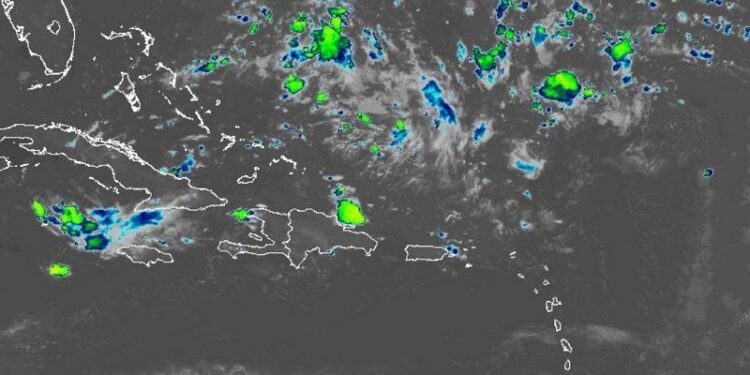 Vaguada continuará generando aguaceros esta tarde en poblados del interior