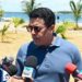 David Collado supervisa intervención playa El Faro de San Pedro Macorís
