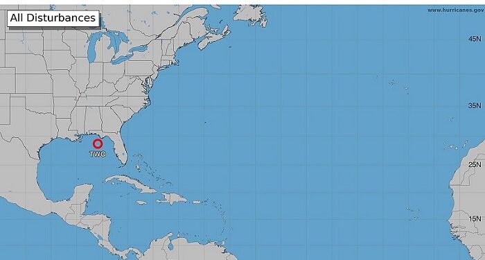 Depresión tropical dos sigue desplazándose erráticamente hacia el noroeste