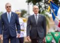 Abinader recibe en el Palacio Nacional al presidente de Honduras Nasry Asfura Zablah