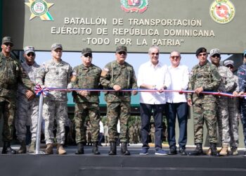Presidente Abinader inaugura Batallón de Transportación del Ejército para fortalecer la movilidad