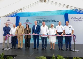 Presidente Abinader inaugura complejo académico y administrativo del Instituto Policial de Educación Superior