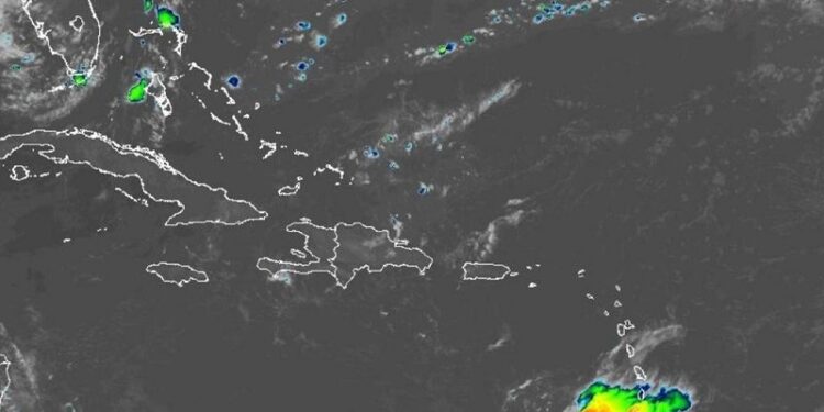 Chubascos matutinos en áreas costeras del sureste y aguaceros en la tarde hacia el Cibao