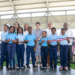 Vicepresidenta Raquel Peña entrega en Azua, techado de la Escuela Javier Antonio Castillo Pérez