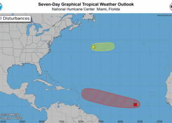Una depresión tropical podría formarse la segunda mitad de esta semana