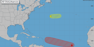 Una depresión tropical podría formarse la segunda mitad de esta semana