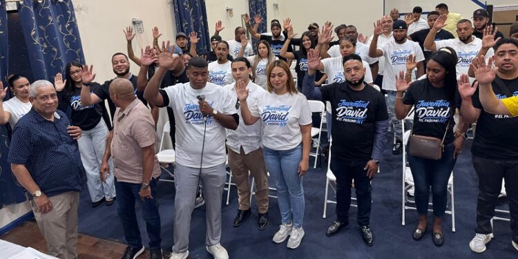 Juramentan Comando de Apoyo a David Collado en NY