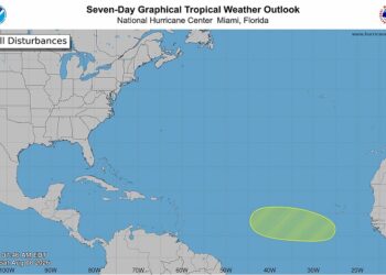 Onda tropical se desplazará el martes por la costa oeste de África