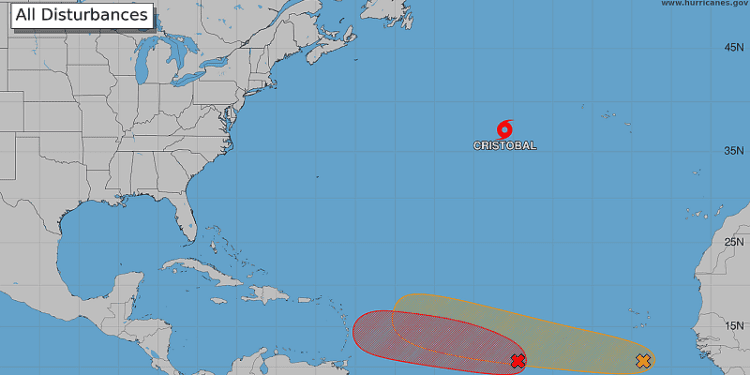 Centro de Huracanes emite advertencias por la tormenta Cristóbal