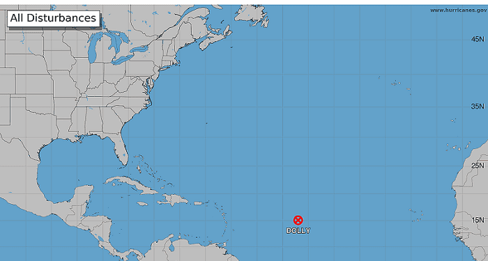 Dolly se debilita, ahora es onda tropical