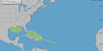 Centro Huracanes pronostica lluvias intensas para las Islas Vírgenes y Puerto Rico