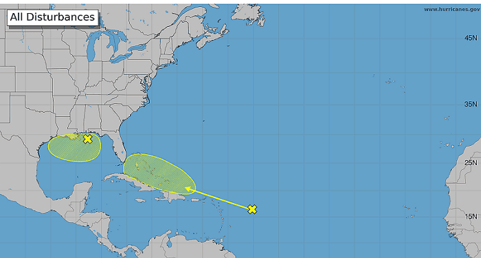 Centro Huracanes pronostica lluvias intensas para las Islas Vírgenes y Puerto Rico