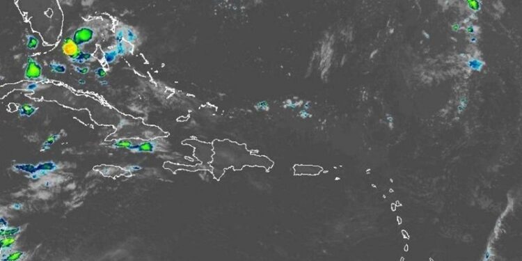 El INDOMET pronostica algunos aguaceros locales y tormentas eléctricas hacia el interior