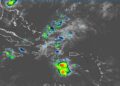 Onda tropical y vaguada producirán aguaceros y tormentas eléctricas en varias provincias