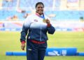 Dominicana Rosa Ramírez conquista oro en Lanzamiento de Bala