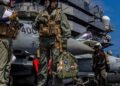 Un enfrentamiento mortal en portaviones EEUU deja siete muertos