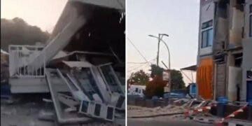 PRIMERAS IMÁGENES tras el potente sismo de 7,7 en Indonesia