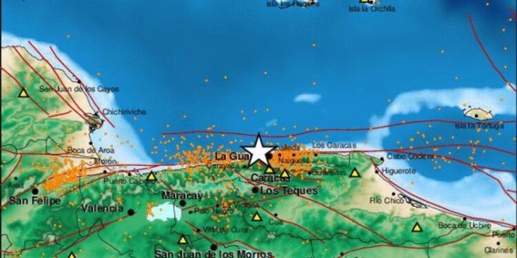 Nuevo sismo se produce en Venezuela y se siente en Caracas
