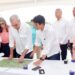 Presidente Abinader supervisa avances del alcantarillado sanitario de Licey al Medio